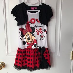 Minnie Mouse Valentine’s Day dress